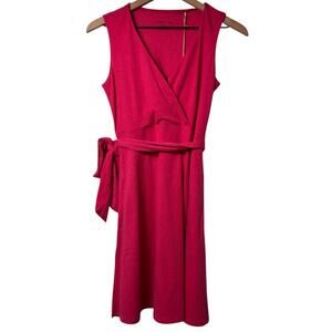 TOAD & CO HAWAIIAN PUNCH CUE SLEEVELESS MINI WRAP X-SMALL DRESS NEW WITH TAGS